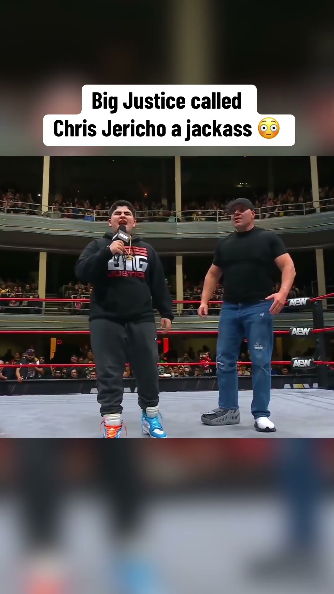 Big Justice OMG ? (via All Elite Wrestling)