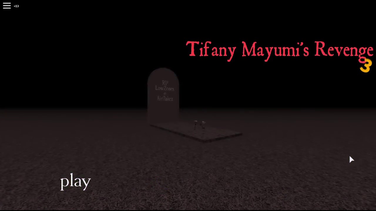 Speed Scripting Roblox Tifany Mayumi S Revenge 3 Main Menu Scripting By Rawblocky - tifany mayumi roblox wiki