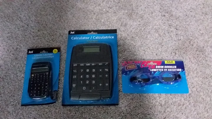 Unboxing Dollar Store Calculators!