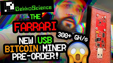 GekkoScience Compact F HOT ROD, Fastest USB Bitcoin Miner EVER, UP TO 500 GH/s ANNOUNCEMENT, JTC28
