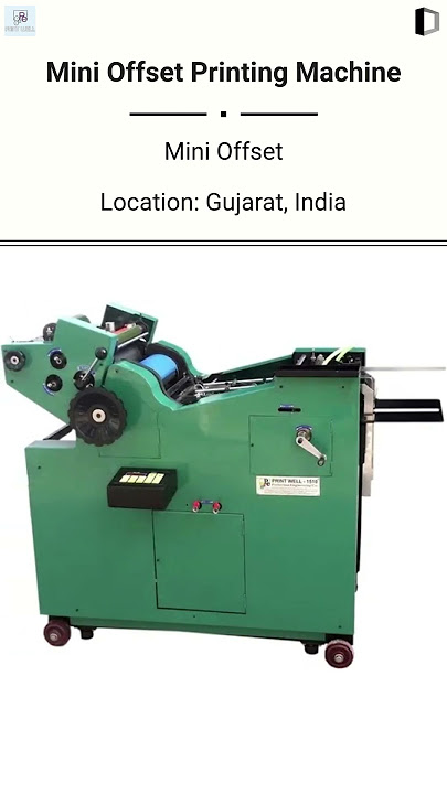 For Sale: Perfection Engineering Mini Offset Printing Machine