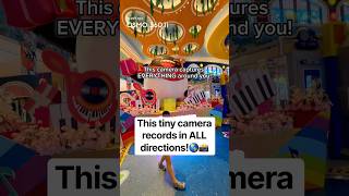 This tiny camera records in ALL directions!🌎📸