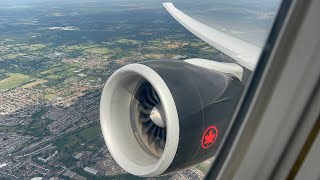 [GE90 ROAR!] Engine Startup & Takeoff | Boeing 777-300ER | Air Canada | LHR → YYZ