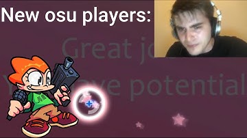 New osu! players on Friday night funkin