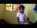 2 yr Boy counting numbers.... Funny Video...