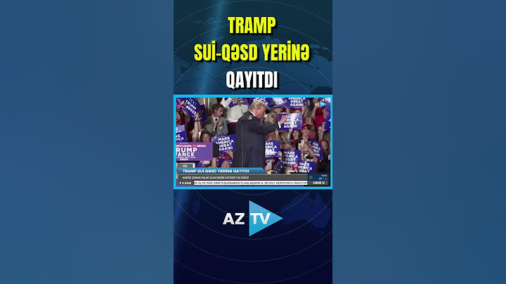 TRAMP SUİ-QƏSD YERİNƏ QAYITDI