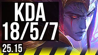 APHELIOS & Maokai vs YUNARA & Alistar (ADC) | Godlike, 18/5/7 | EUW Master | 25.15