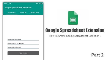 How to create google spreadsheet extension without coding in kodular, app inventory, niotron etc