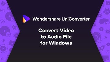Convert Video to Audio File - Wondershare UniConverter (Win) User Guide