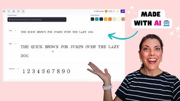 🤖 Can Ai really make a cute font? ✨