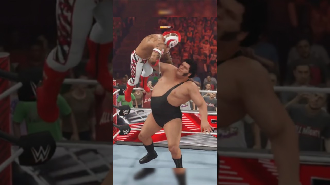 Andre The Giant shows Rey Mesterio what real Power means..