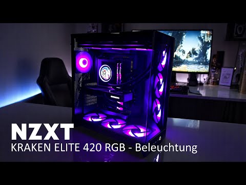 NZXT KRAKEN ELITE 420 RGB - Beleuchtung & Display