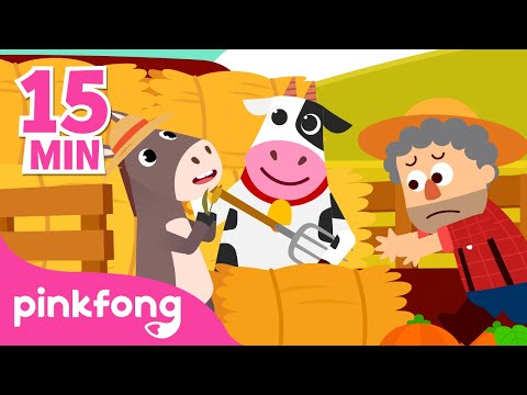 Farm Animal Songs for Kids | 🐮 Farmony and more | Learn Animals | Pinkfong Animal Songs for Children