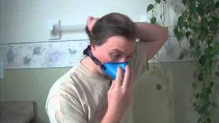 AirTrim Mask: Putting it on