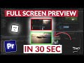 How Full Screen in Premiere Pro