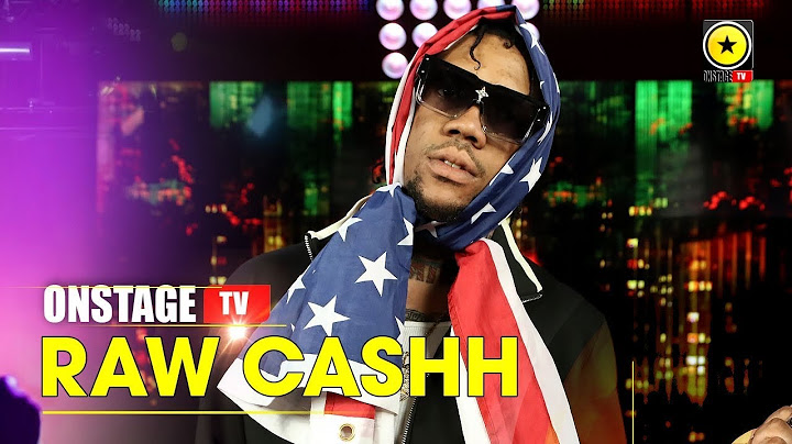 Raw Cashh: The Dancehaller Who Uses The US Flag As Part Of His Image