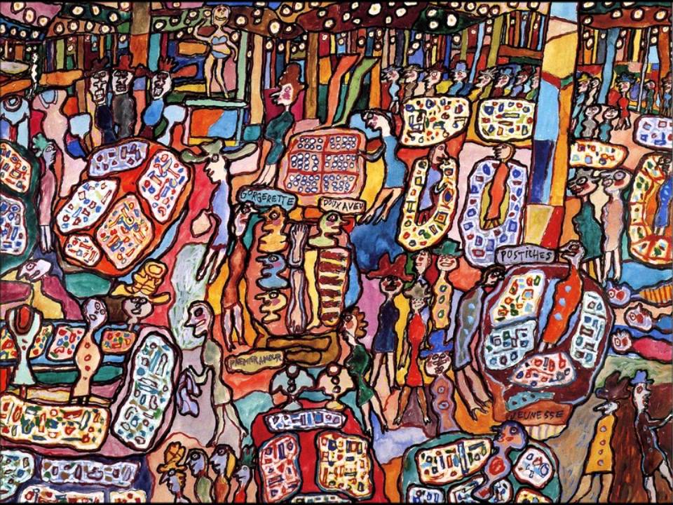 ジャン・デュビュッフェ「大ジャズ・バンド(ニューオーリーンズ)」 MUSICAL EXPERIENCES/JEAN DUBUFFET/ジャン・デュビュッフェ/73年
