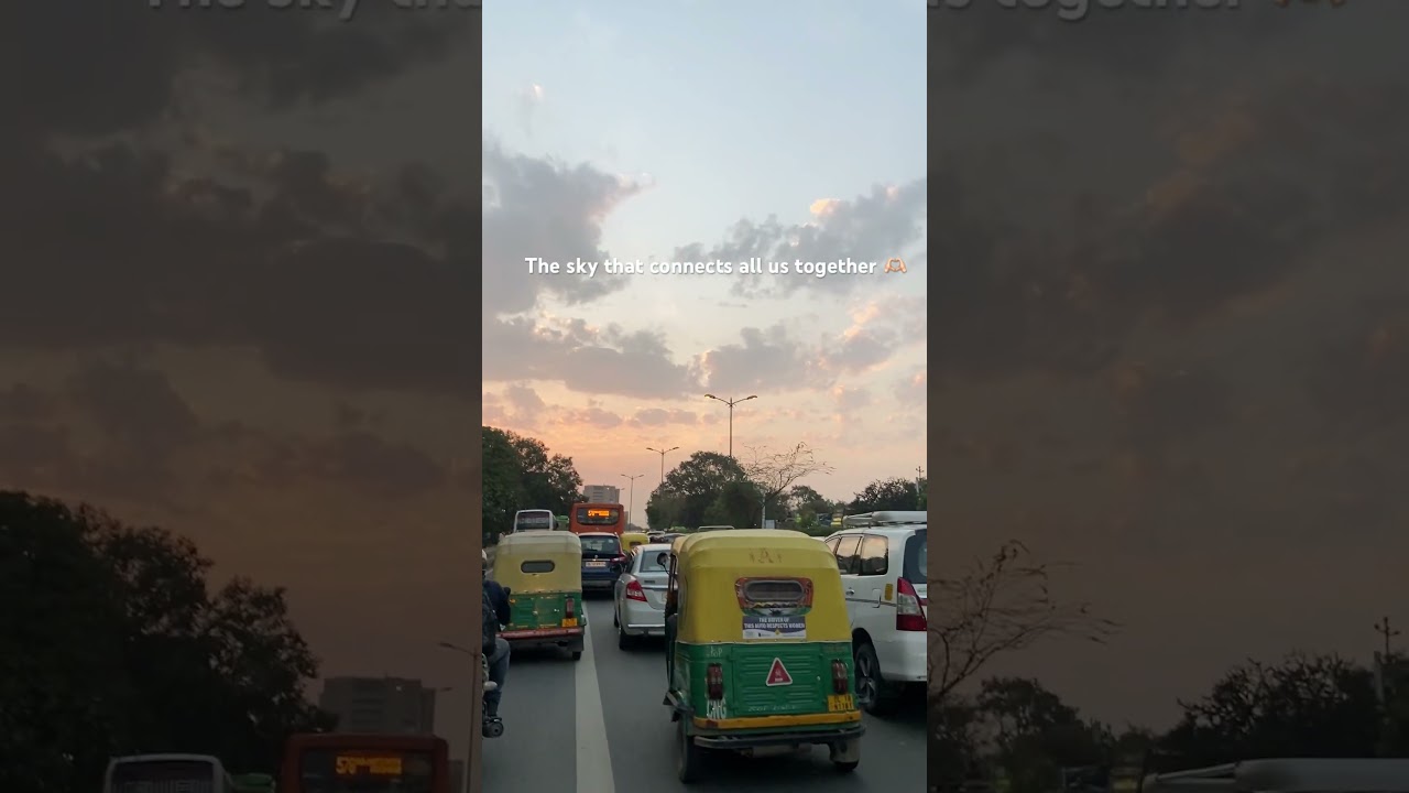 Under the same sky 🌚🌝