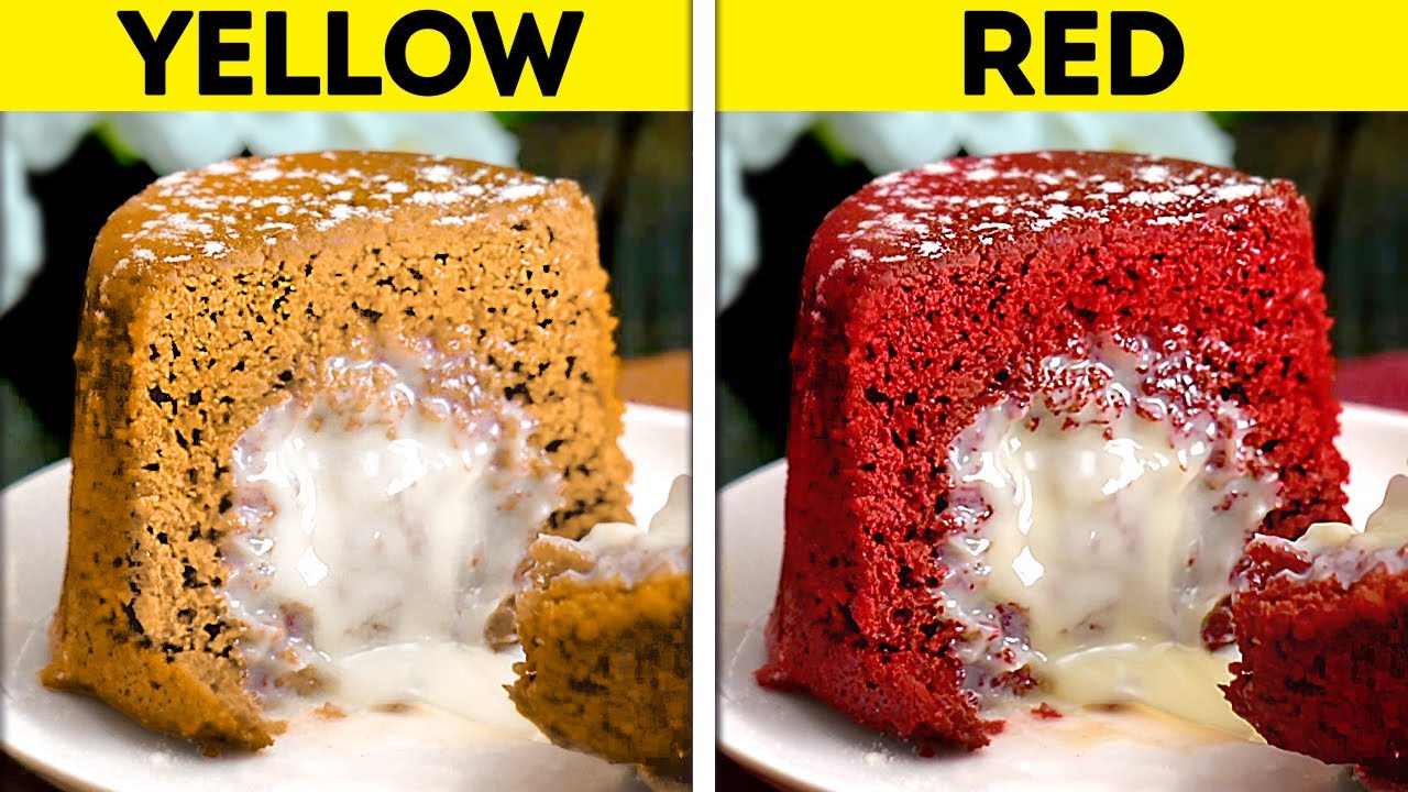 RED FOOD VS. YELLOW FOOD || Fantastic And Tasty Food Recipes You'll Want To Try