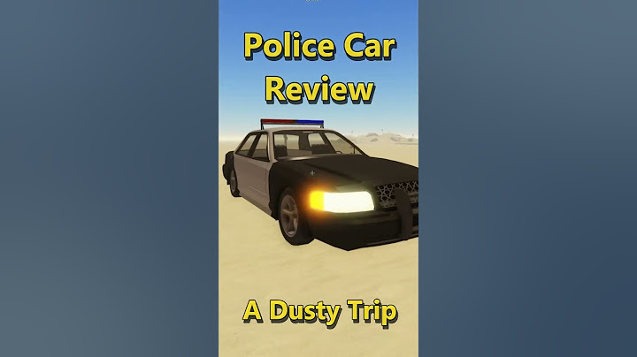WATCH THIS BEFORE BUYING THE Police Car IN A Dusty Trip #adustytrip #roblox