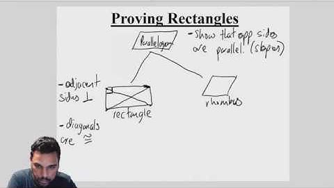 Proving Rectangles (Coordinate proof)