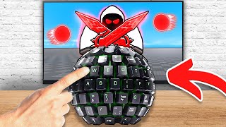I Tried The Worst Keyboards And Won Roblox Blade Ball
