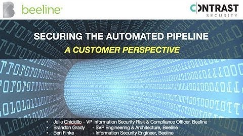Embedding Security in a Modern DevOps Pipeline - A Customer