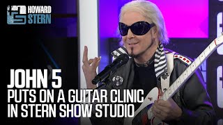 John 5 Puts on a Guitar Clinic in the Stern Show Studio