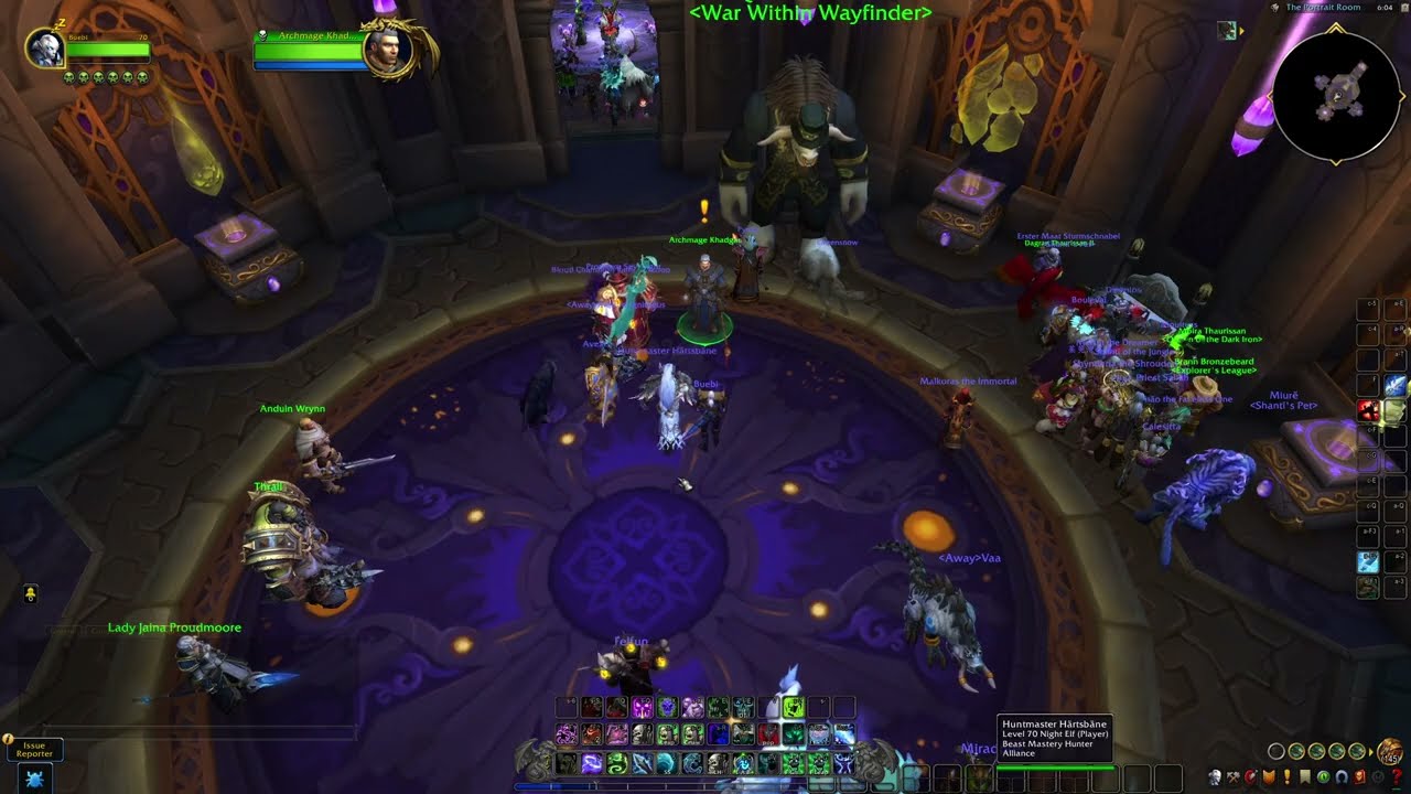 Archmage Khadgar Location in Dalaran, WoW The War Within