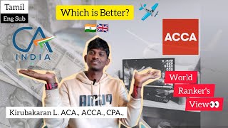 CA vs ACCA Comparison | Which is better? | Job Opportunities? Abroad? | Salary | Fees | 2024