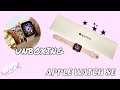 APPLE WATCH SE UNBOXING, Rose Gold (40mm) Pink sand gold sports band.