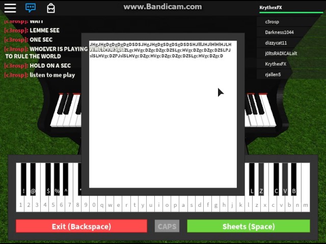 Roblox Piano Stitches Tutorial Youtube