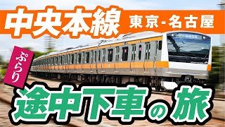 ぷらり途中下車の旅中央本線を全線走破　東京名古屋 前編