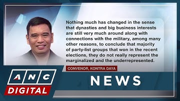 Poll watchdog: More changes needed to prevent rich and powerful from abusing party-list system | ANC