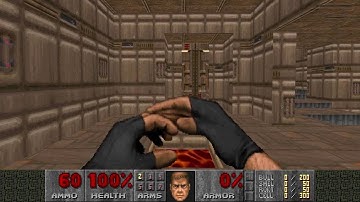 Testing my first custom map in Brutal Doom