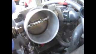 idle adjustment and inlet duct air leak work isuzu pickup