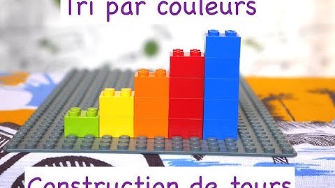 Mathématiques : Tri par couleurs - construction de tours