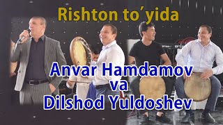 Rishtonning nahorgi oshida Anvar Hamdamov va Dilshod Yuldoshev