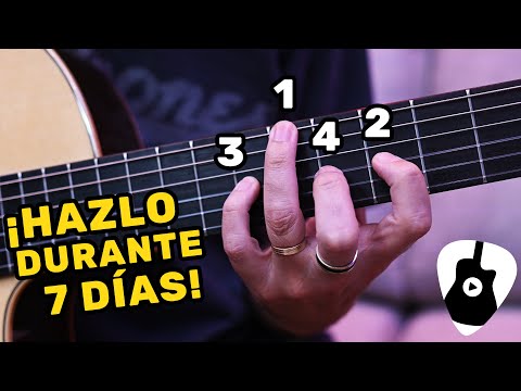 Te Reto A Hacer Este Ejercicio Durante 7 Días ¡Mejorará 100% Tu Habilidad en Guitarra!