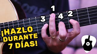 Te Reto A Hacer Este Ejercicio Durante 7 Días ¡Mejorará 100% Tu Habilidad en Guitarra!