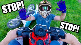 Goons Race PIT-BIKES | GONE WRONG!