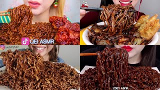 Compilations Mukbang:) Kompilasi Asmr Jajangmyeon 🍲🍝😨 Mie Kedelai Hitam Korea