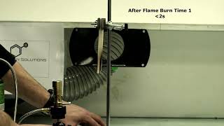 UL 94 Vertical Flame Test of 3D Printing Resin