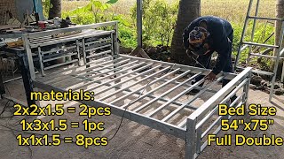 Detachable Bed making, Step by Step,, bed size 54'x75' full double