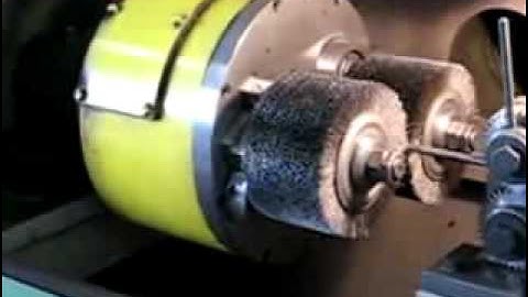 Mechanical Wire Descaler + Wire Brushing