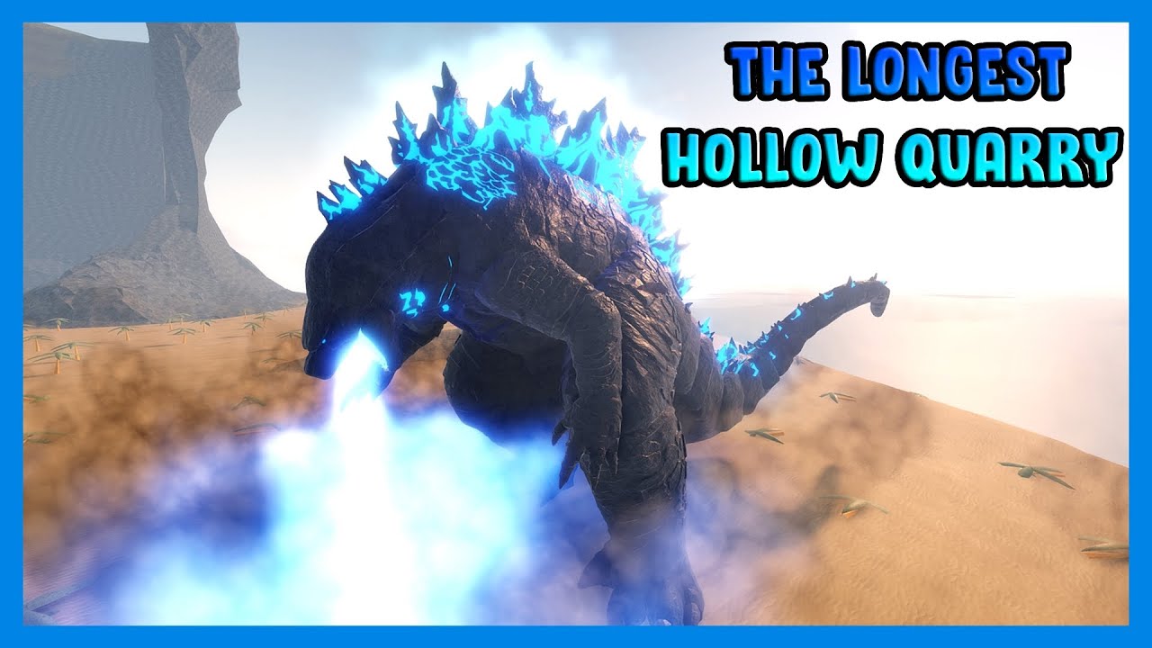 THE LONGEST GODZILLA 2021 HOLLOW QUARRY EVER! Roblox Kaiju Universe
