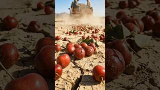 Cherries Fall Into the Desert, and Then This Happens 🍒🌧️ #diy #gardeningtips  #shorts
