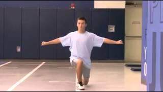 Dynamic Stretching Lunge Walk With Twist