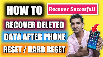 RECOVER Your Android Data After HARD RESET Now!