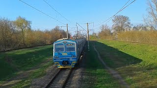 EMU ED9M-1001 ED9M-1002 #train No 882 Slavutych - Fastiv